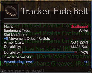 Tracker Hide Belt