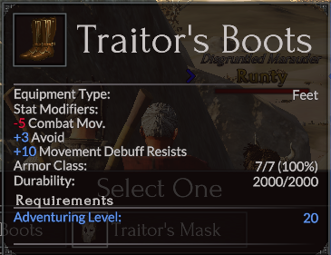 Traitor's Boots