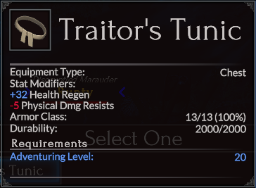 Traitor's Tunic