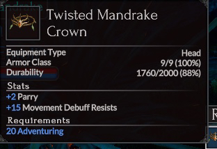 Twisted Mandrake Crown