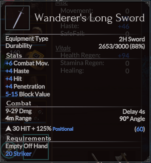 Wanderer's Long Sword