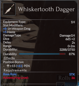 Whiskertooth Dagger