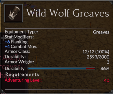 Wild Wolf Greaves
