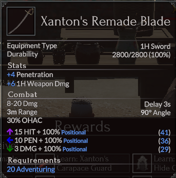 Xanton's Remade Blade