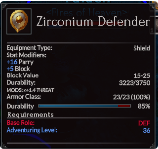 Zirconium Defender
